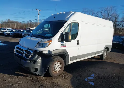 2018 Ram Promaster 3500 High Roof 159 Wb из США, поврежденный, VIN 3C6URVHG7JE149186